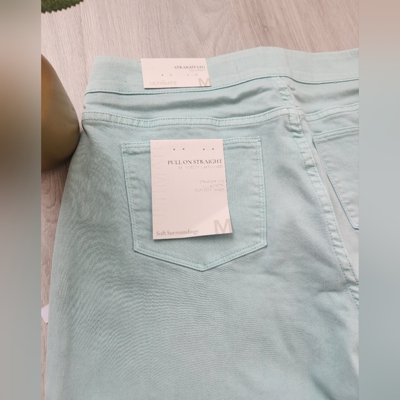 Soft Surroundings Straight Leg Jeans M - Picture 7 of 9